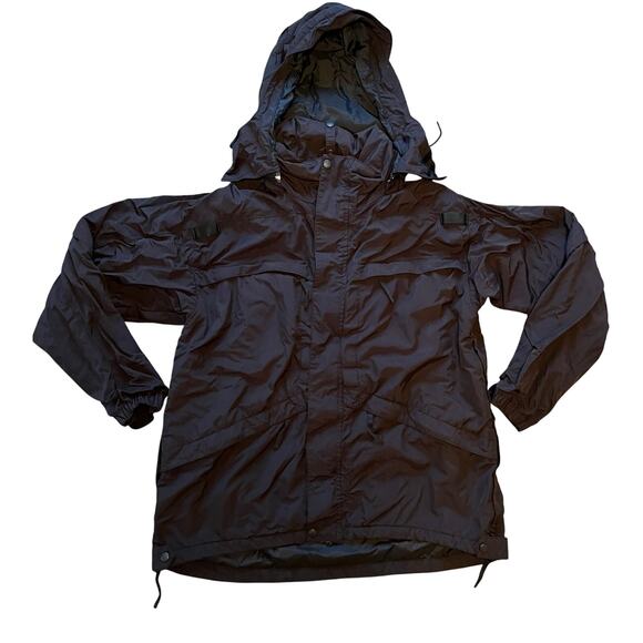 5.11 Tactical Parka Hooded Multi Pocket Jacket Part # 48001, Black Men's Size L - Picture 1 of 11